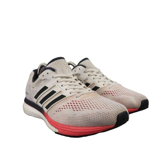 Adidas Shoes Mens 7 Athletic Trainer Adizero Boston Running Sport Active Comfort - Picture 1 of 13